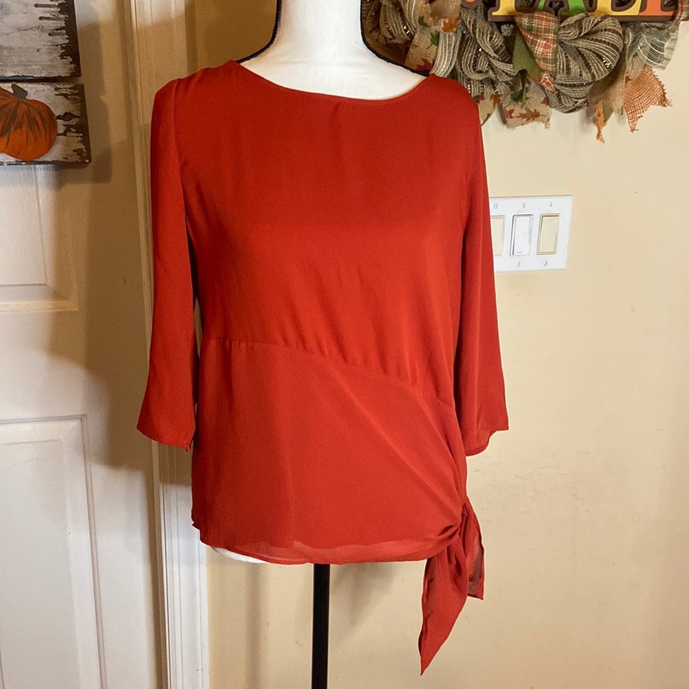 CHICO’S NWT Size 1P (8M P) Asymmetrical Tunic Top